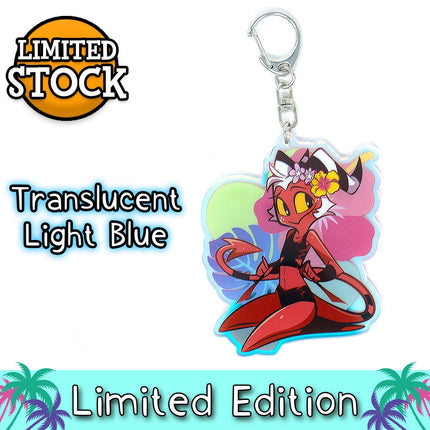 Swimsuit Moxxie - Rainbow Acrylic Keychain *PRE-ORDER*