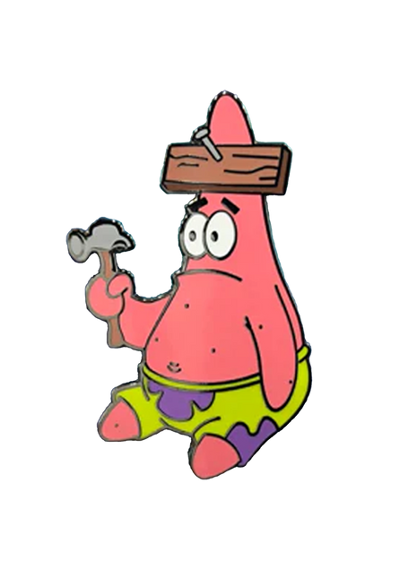 Nail In Head Patrick - Spongebob Squarepants Enamel Pin