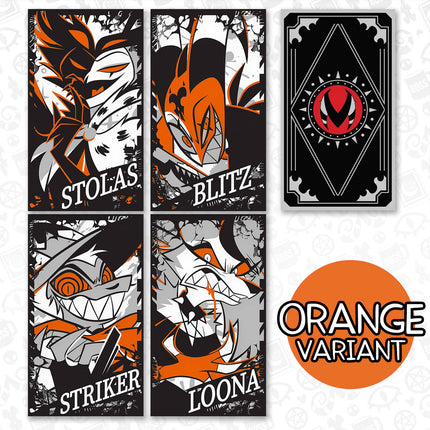 Metal Card Set Demon Series Wave 1 Orange Variant