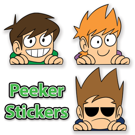 Eddsworld Peek Sticker Set *PRE-ORDER*