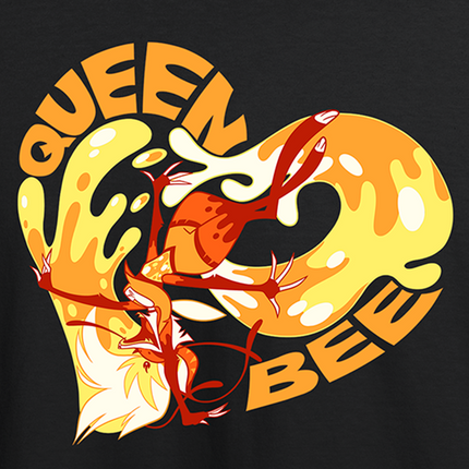 Queen Bee - Beelzebub Black T-Shirt *SALE*