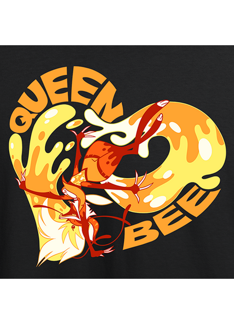 Queen Bee - Beelzebub Black T-Shirt *SALE*