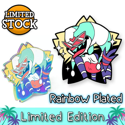 Summer Fizzarolli - Rainbow Plated Enamel Pin *LIMITED RUN*