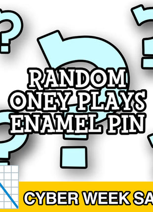RANDOM ONEY PLAYS ENAMEL PIN *CYBER WEEK SALE*
