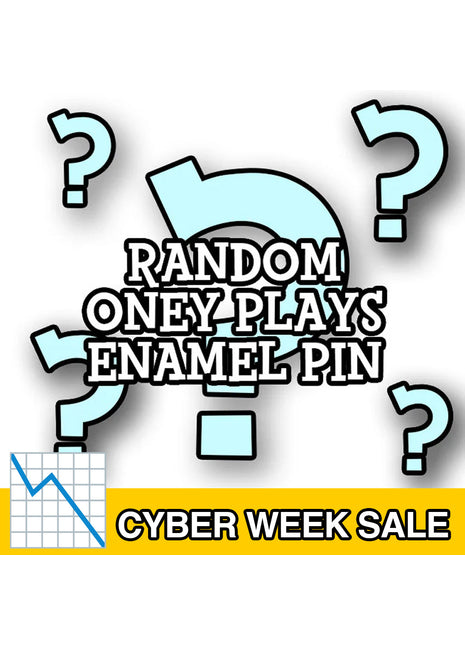 RANDOM ONEY PLAYS ENAMEL PIN *CYBER WEEK SALE*