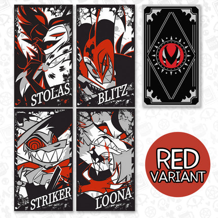 Metal Card Set Demon Series Wave 1 Red Variant