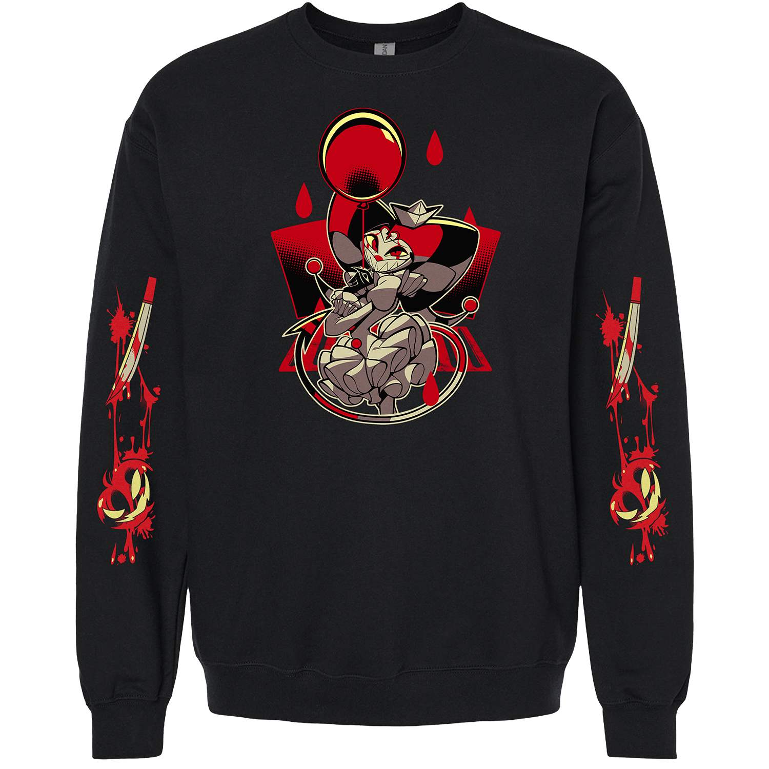 ★新品未開封・最終値下げ★RUFFLOG ZZCH CREWNECK PISTE Crewneck Sweatshirt - Fizz Halloween Slasher w/Printed