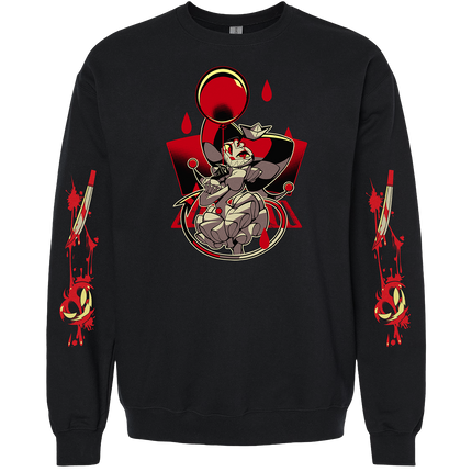 Crewneck Sweatshirt - Fizz Halloween Slasher w/Printed Sleeves *LAST CHANCE*