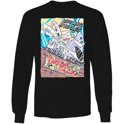 Long Sleeve T-shirt - Rippling Muscles *PRE-ORDER*