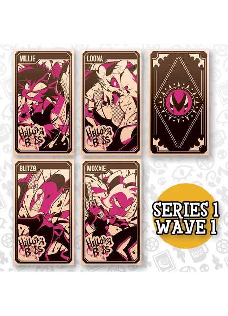 Helluva Boss Collectible Metal Cards - Series 1 Wave 1 - Rose Gold Variant *SALE*