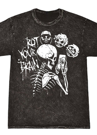 Acid Wash Shirt - Rot your Brain *PRE-ORDER*