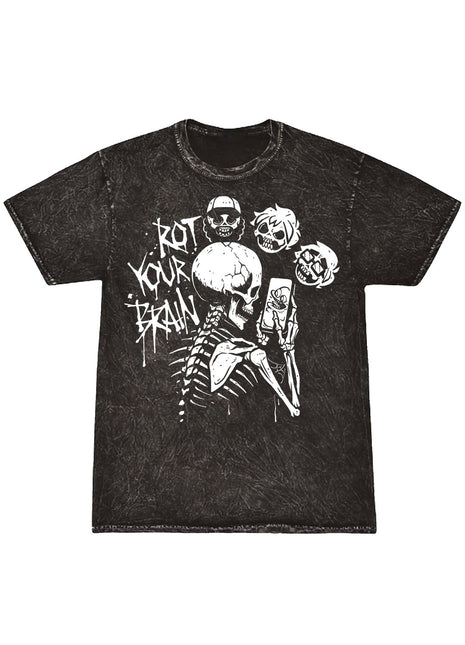 Acid Wash Shirt - Rot your Brain *PRE-ORDER*