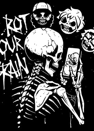 Long Sleeve T-Shirt - Rot your Brain *PRE-ORDER*