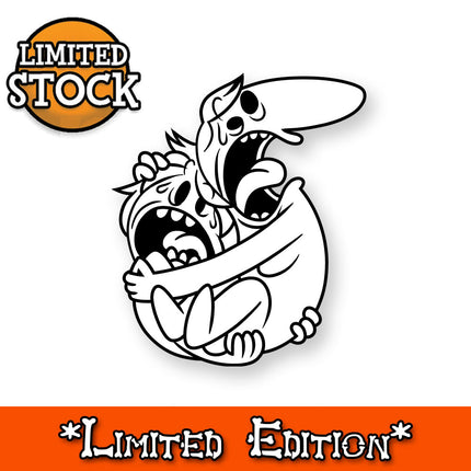 Chris and Zach Get Spooked - Enamel Pin *LIMITED RUN*