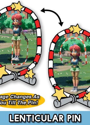 Scarlet Literally Skips Lenticular Pin *PRE-ORDER*