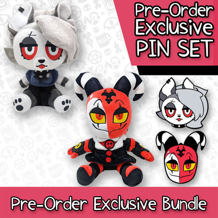 Seated Blitz + Loona Plush Bundle + BONUS PIN *PRE-ORDER*