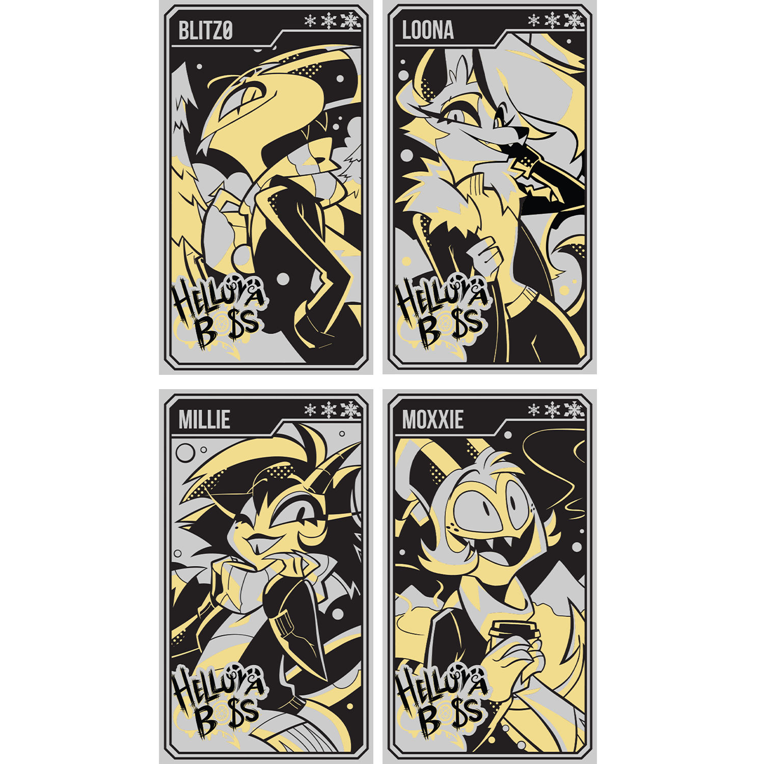 Helluva Boss Collectible Metal Cards - Winter 2024 - Wave 1 *FINAL Helluva Boss Collectible Metal Cards - Winter 2024 - Wave 1 *FINAL