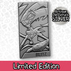Blitz Silver Plated Metal Collectible Card *FINAL SALE* – Shark Robot