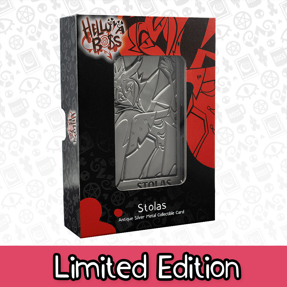 Stolas Silver Plated Metal Collectible Card *FINAL SALE* – Shark Robot