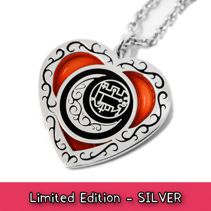 Grimoire Heart Necklace - Silver Variant *LIMITED EDITION*