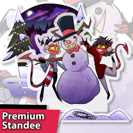 Moxxie + Millie Build A Snowman - Standee *LIMITED RUN*