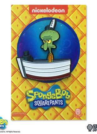 Squidward at Work - Spongebob Squarepants Pin