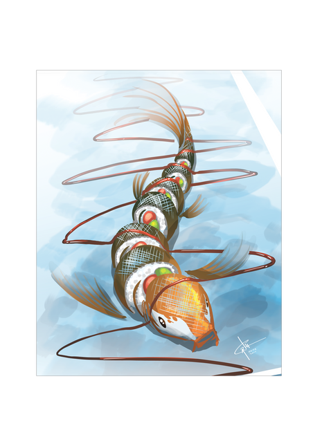 Sushi Fish - Poster Print