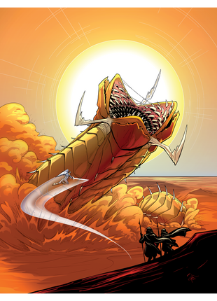 Sand Worm - Poster Print