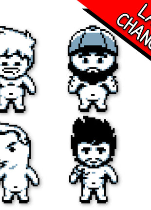 OneyPlays Pixel Guys Sticker Set *SALE*