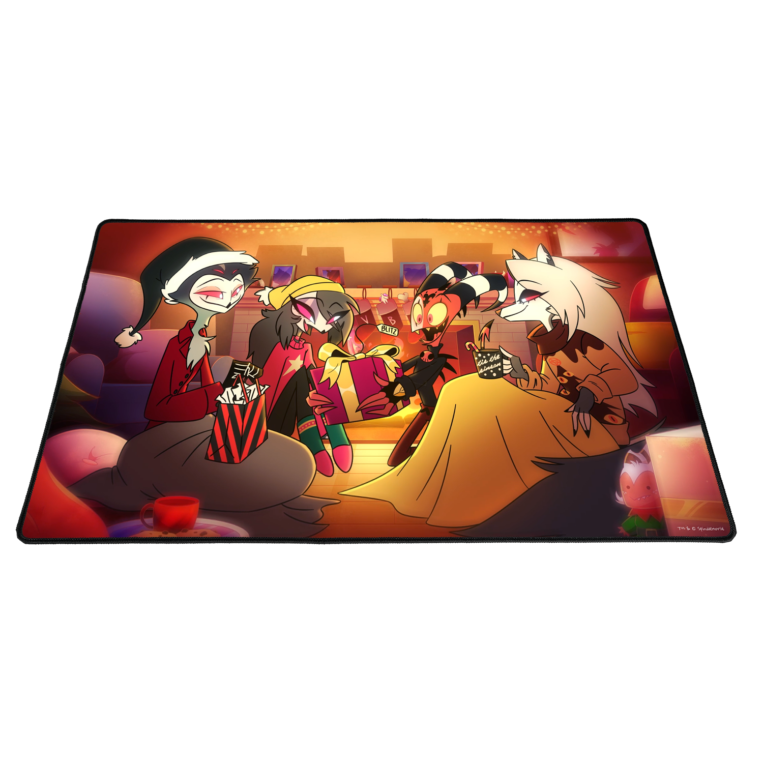 ストラス プレイマット Stolas 2022 Helluva Boss Stolas + Blitz Family Fantasy - Playmat – Shark Robot