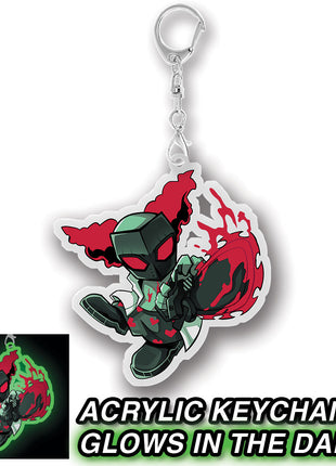 Tricky - Night Watch Keychain GLOWS IN THE DARK *LIMITED STOCK*