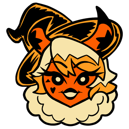 Verosika Retro - Halloween 2024 Enamel Pin *FINAL SALE*