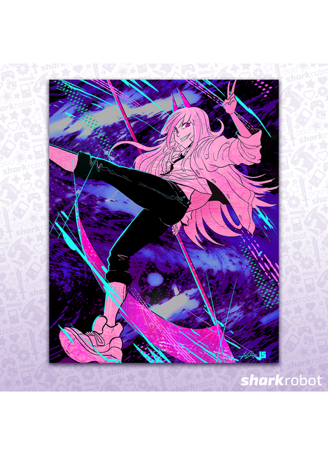 Neon Powah - Poster Print