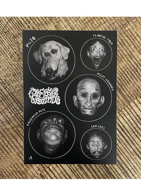 Forgotten Friends Sticker Set A