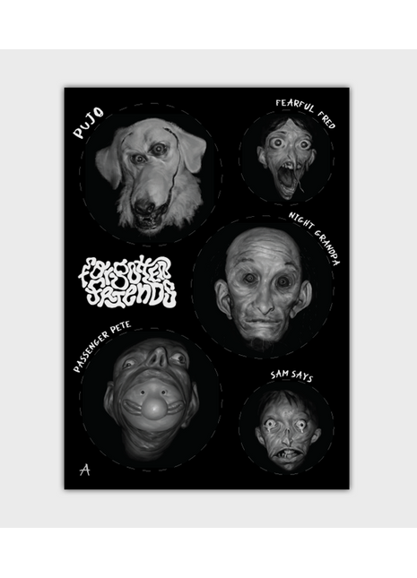 Forgotten Friends Sticker Set A