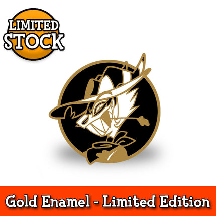 Demon Striker GOLD Enamel Pin *FINAL SALE*