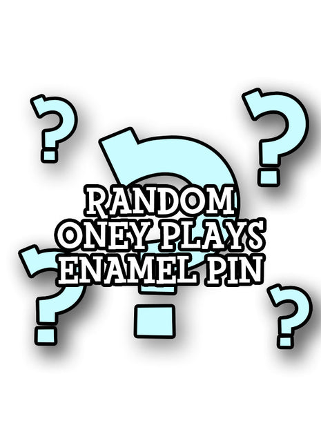 RANDOM ONEY PLAYS ENAMEL PIN *CYBER WEEK SALE*